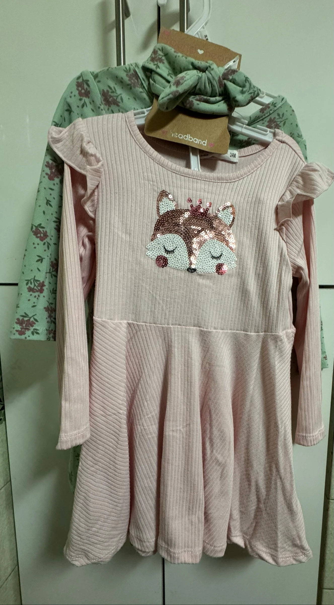 Conjunto 4 piezas niña 24 meses 